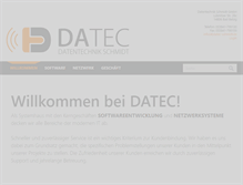 Tablet Screenshot of datec-schmidt.de